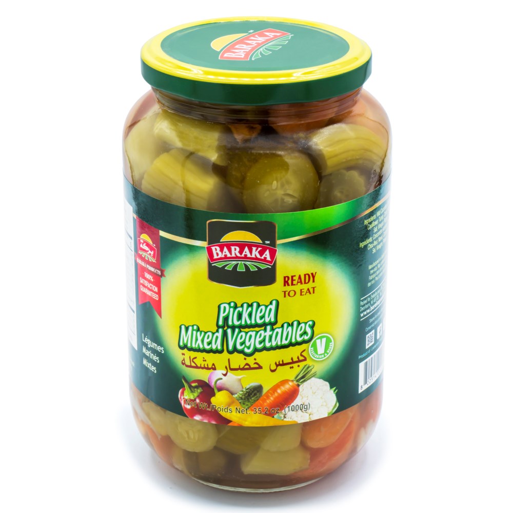 Mixed Pickles Jar "BARAKA" 1000 g x 12